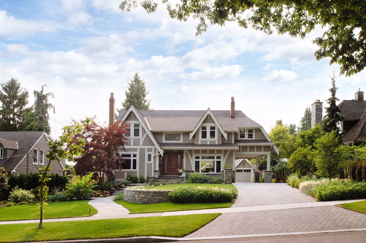 Home restoration on Marine Drive in Vancouver, BC