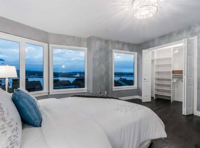 custom home bedroom design in vancouver, bc