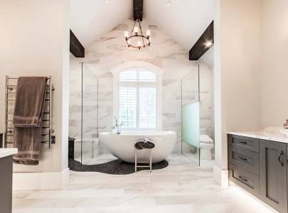 custom home bathroom in abbotsford, bc